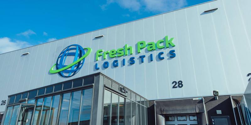 Pand Fresh Pack Logistics voorzien van nieuw logo